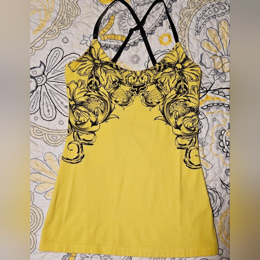 FOX Yellow Tanktop - Small